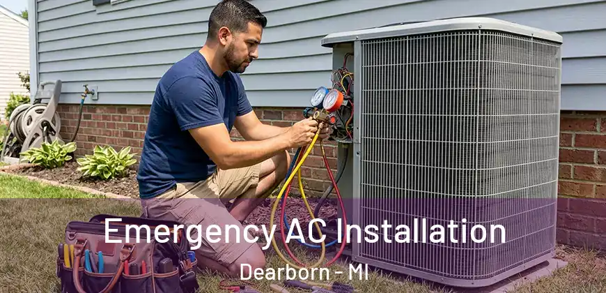 Emergency AC Installation Dearborn - MI