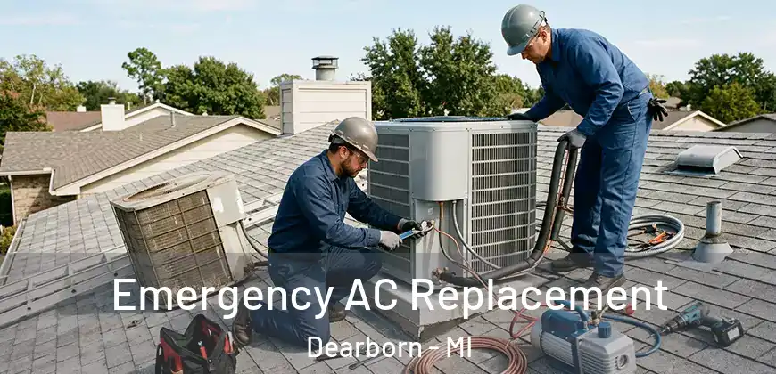 Emergency AC Replacement Dearborn - MI