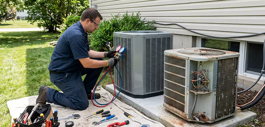Seasonal AC Checkup in Dearborn