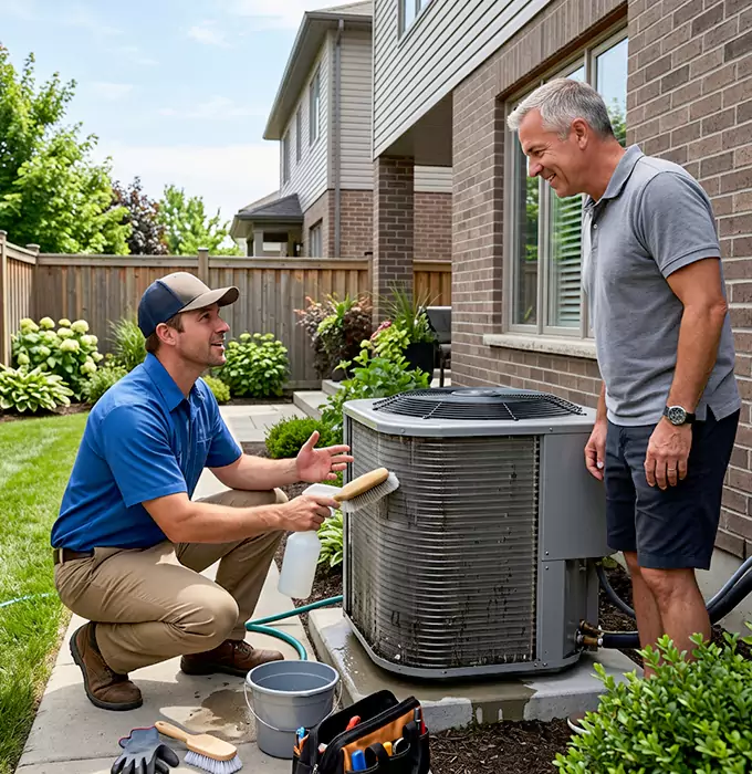 Why Dearborn, MI Homeowners Choose HVAC Contractor Dearborn for Outdoor AC Unit Cleaning?
